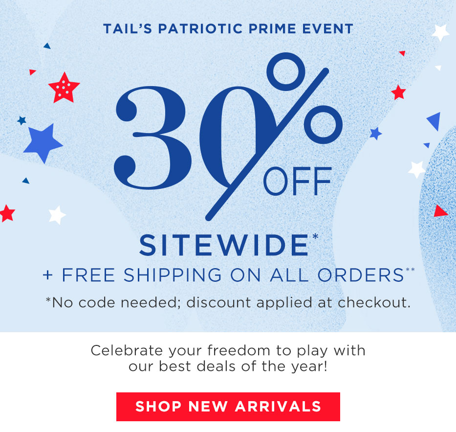 30% Off Sitewide + Free Shipping on All Orders