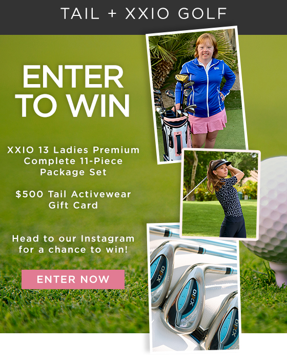 Enter to Win a XXIO 13 Ladies Premium Complete 11-Piece Package Set and $500 Tail Activewear Gift Card