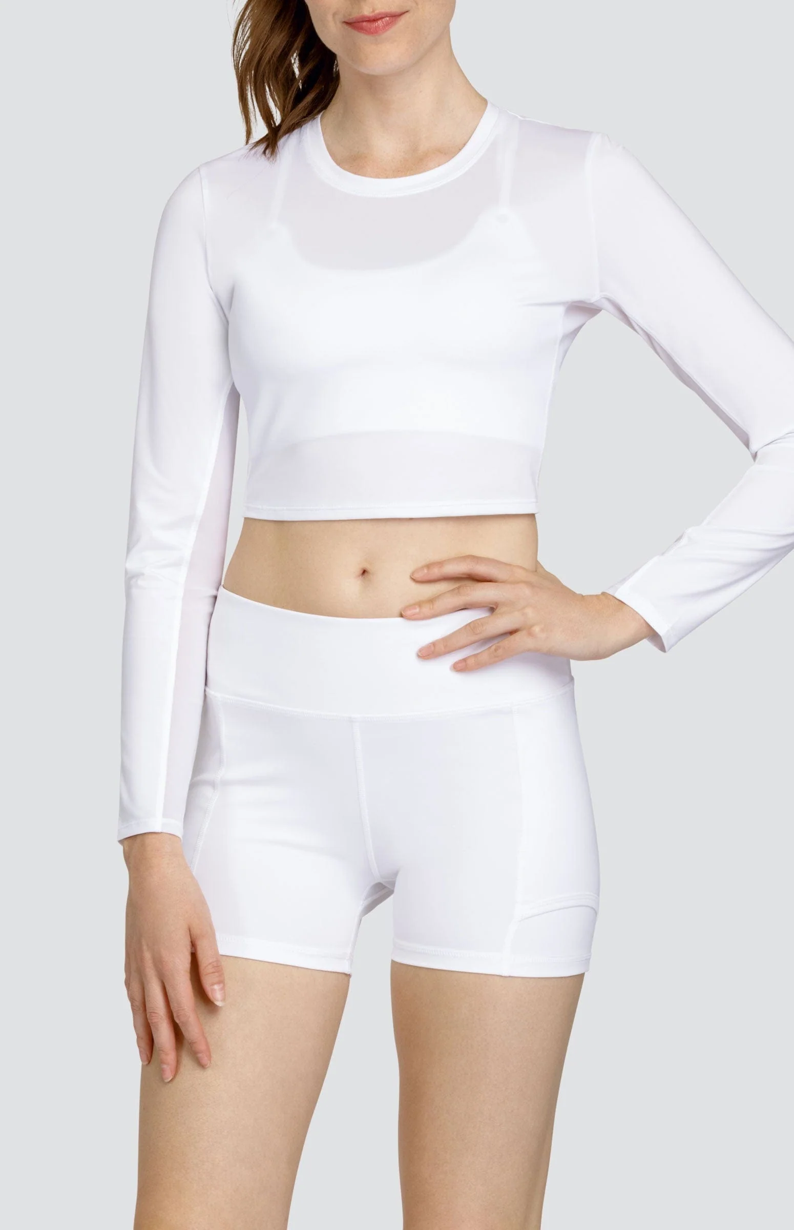 Image of Saya Crop Top - Chalk White - FINAL SALE