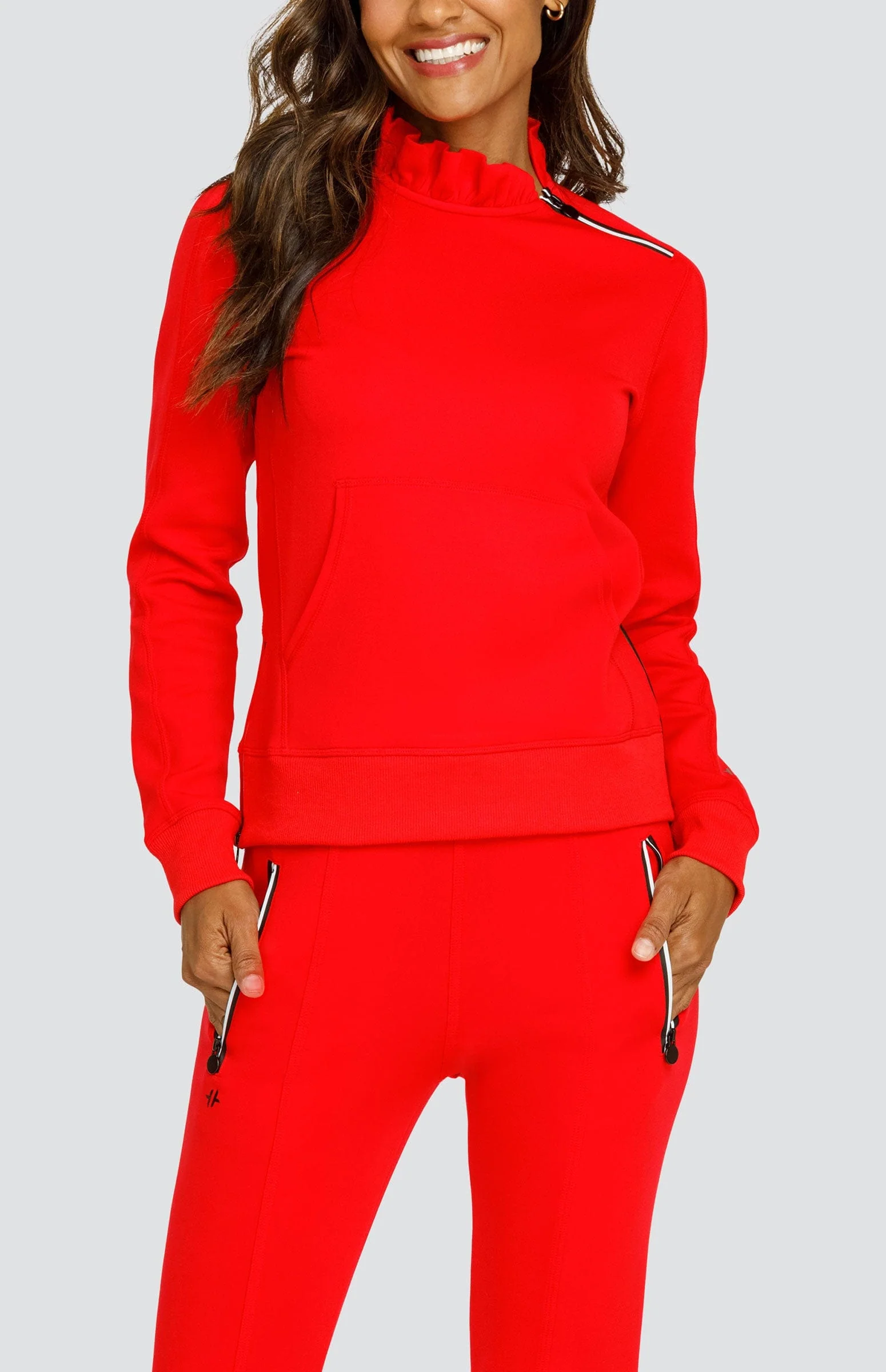 Image of Condoleezza Dahlia Red Pullover