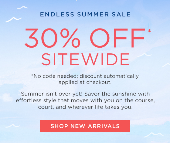 30% Off Sitewide 