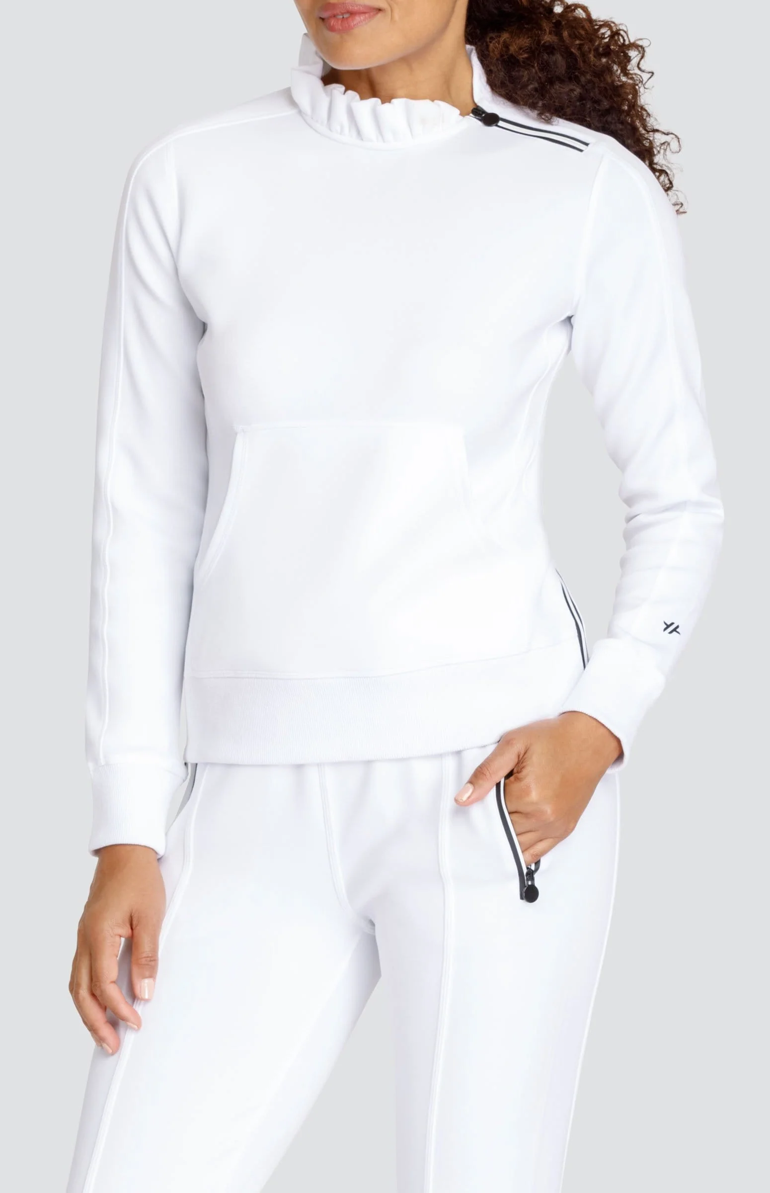 Image of Condoleezza Chalk White Pullover