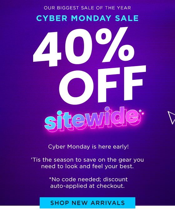40% Off Sitewide