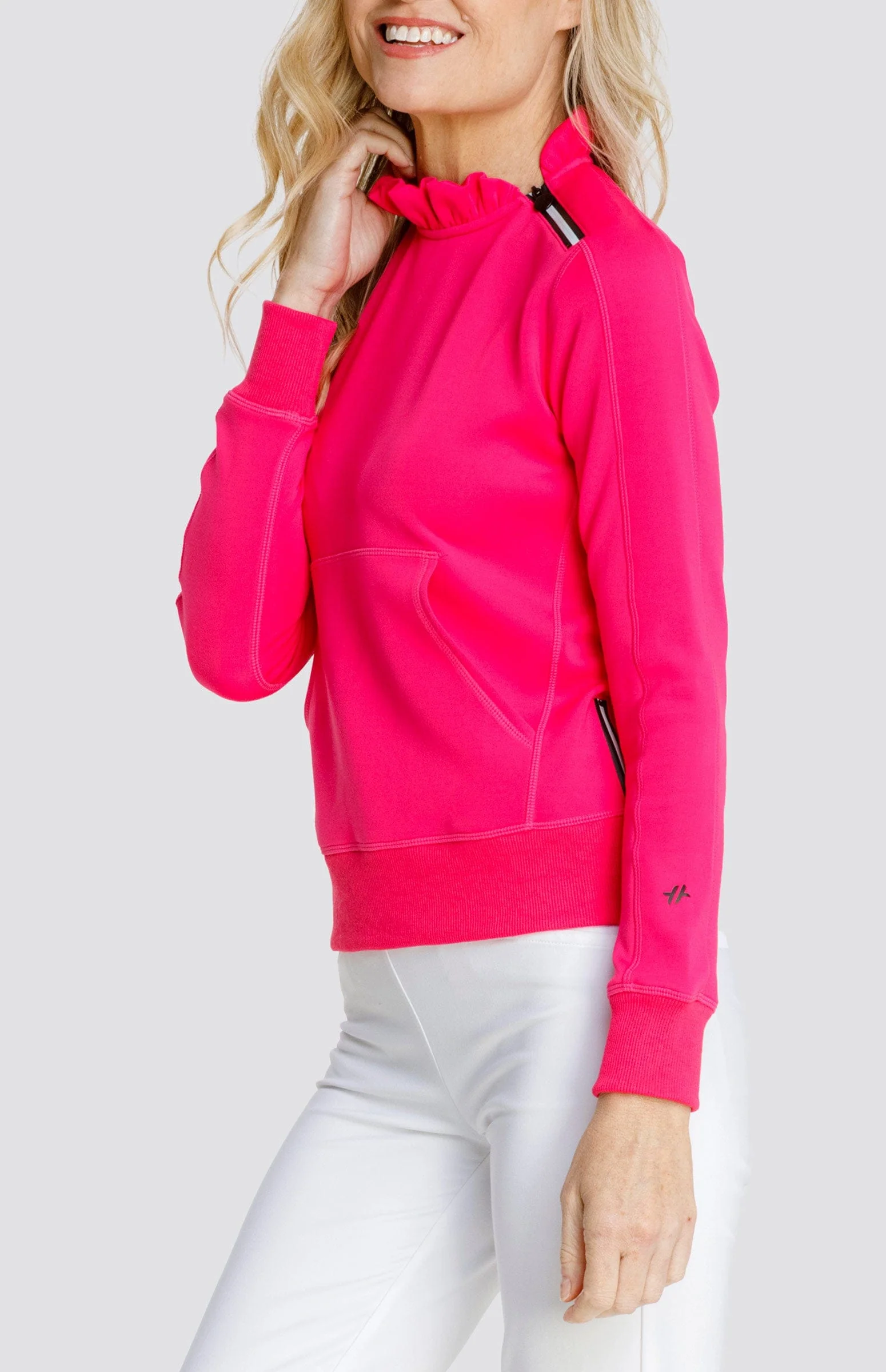 Image of Condoleezza Vivid Pink Pullover