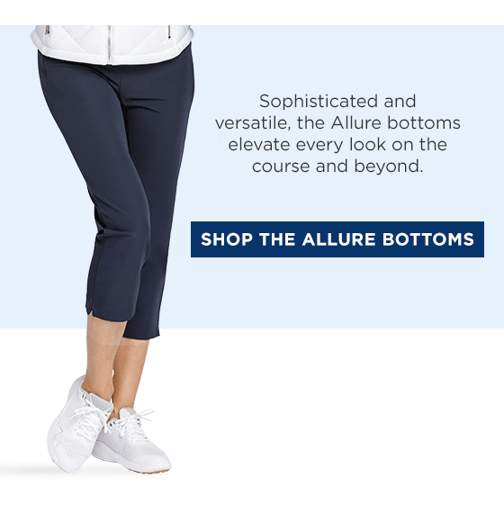 Woman in navy blue capri pants