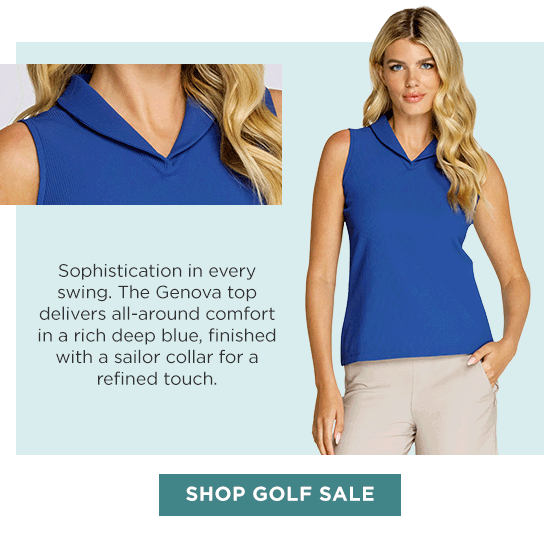 Woman in blue sleeveless top and sand shorts