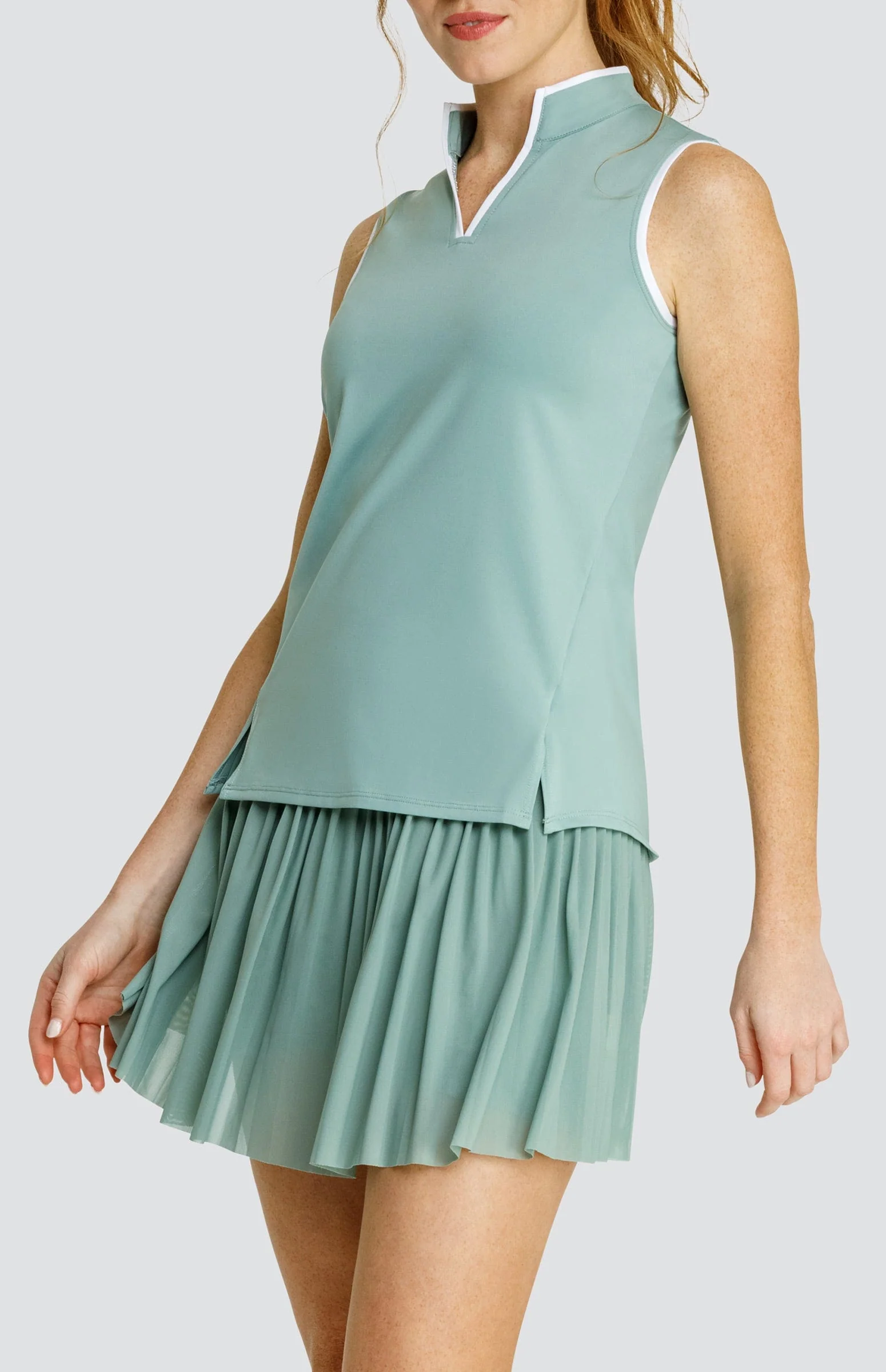 Image of Coquette Top - Sage - FINAL SALE