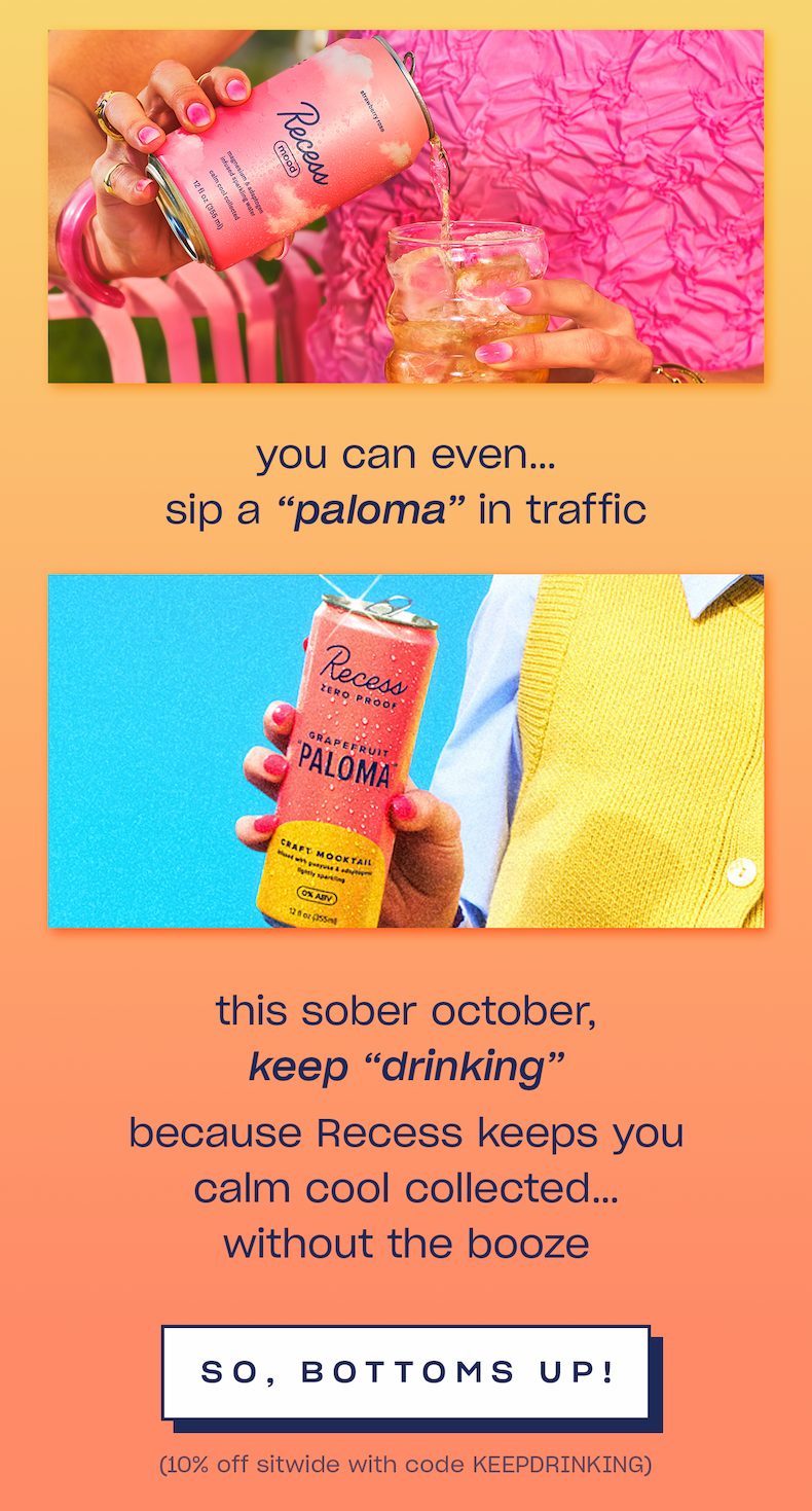 so, bottoms up!