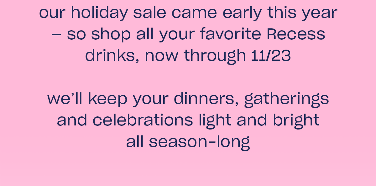 holiday sale