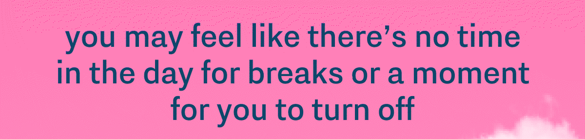 a moment for you to turn off