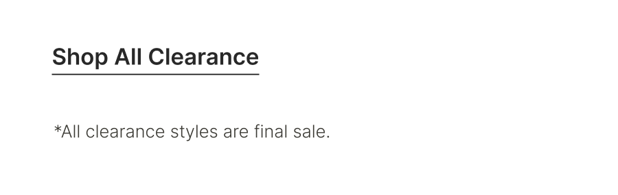 End of Season Clearance