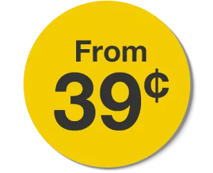 From 39¢