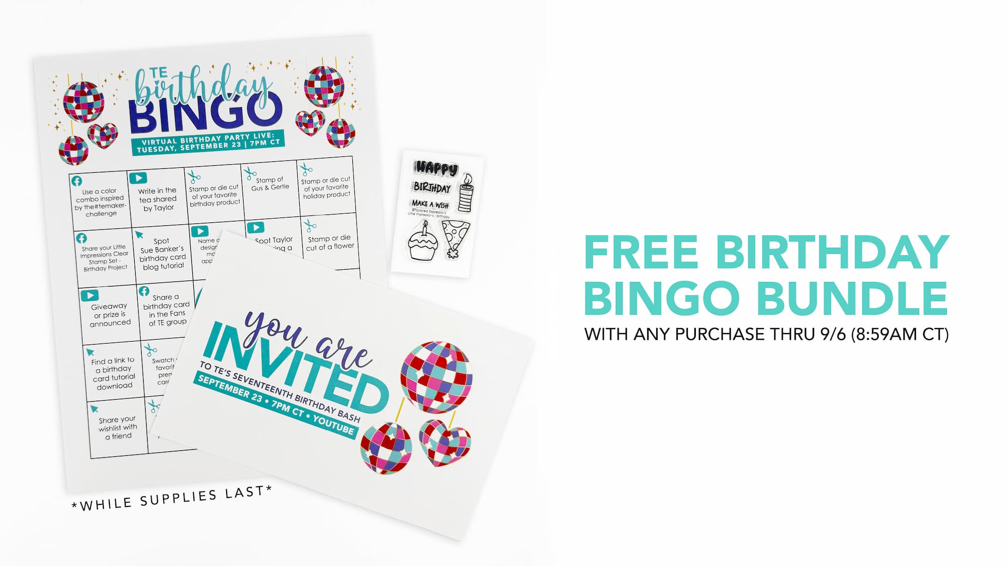 Free Birthday Bingo Bundle