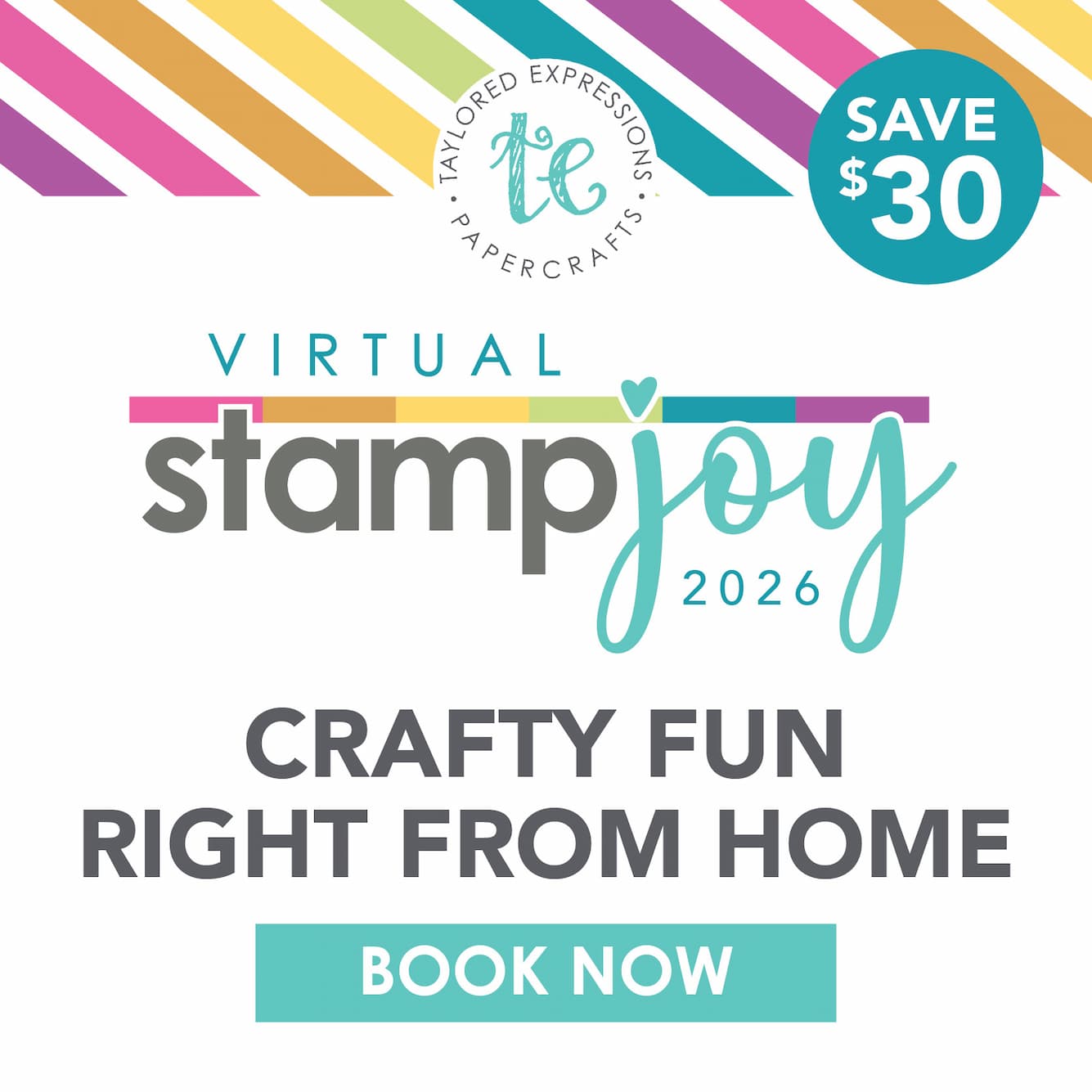 Save $30 on Virtual Stamp Joy Registration