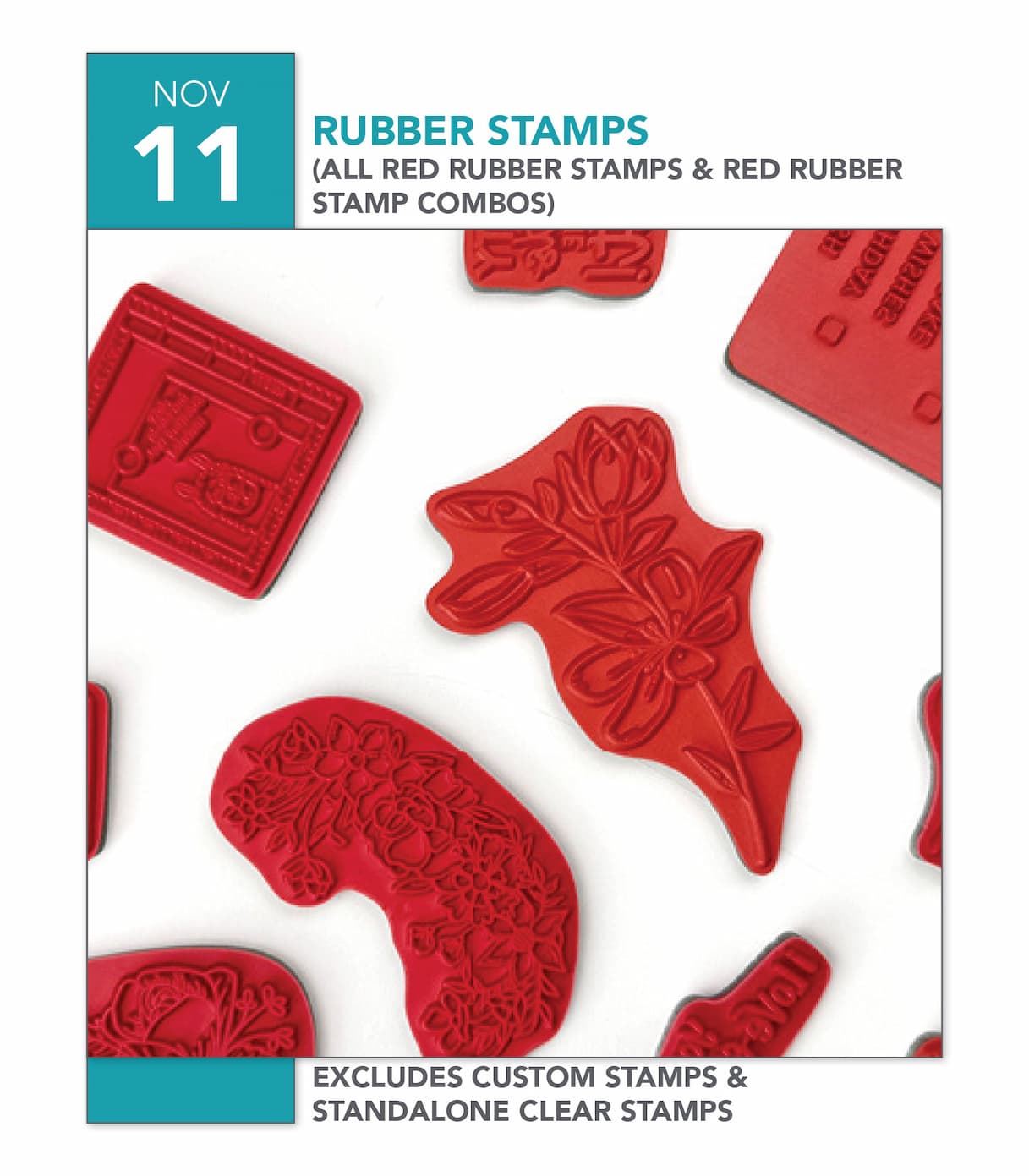 30% off Rubber Stamps