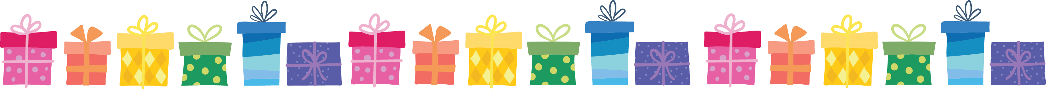 Season of Crafting Rainbow Presents