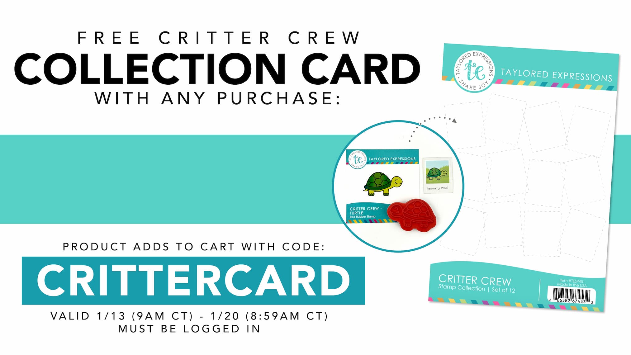 FREE Critter Crew Collection Card