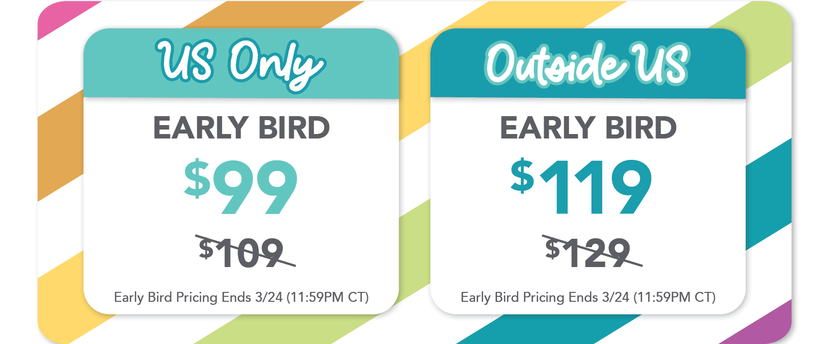 Early Bird Pricing