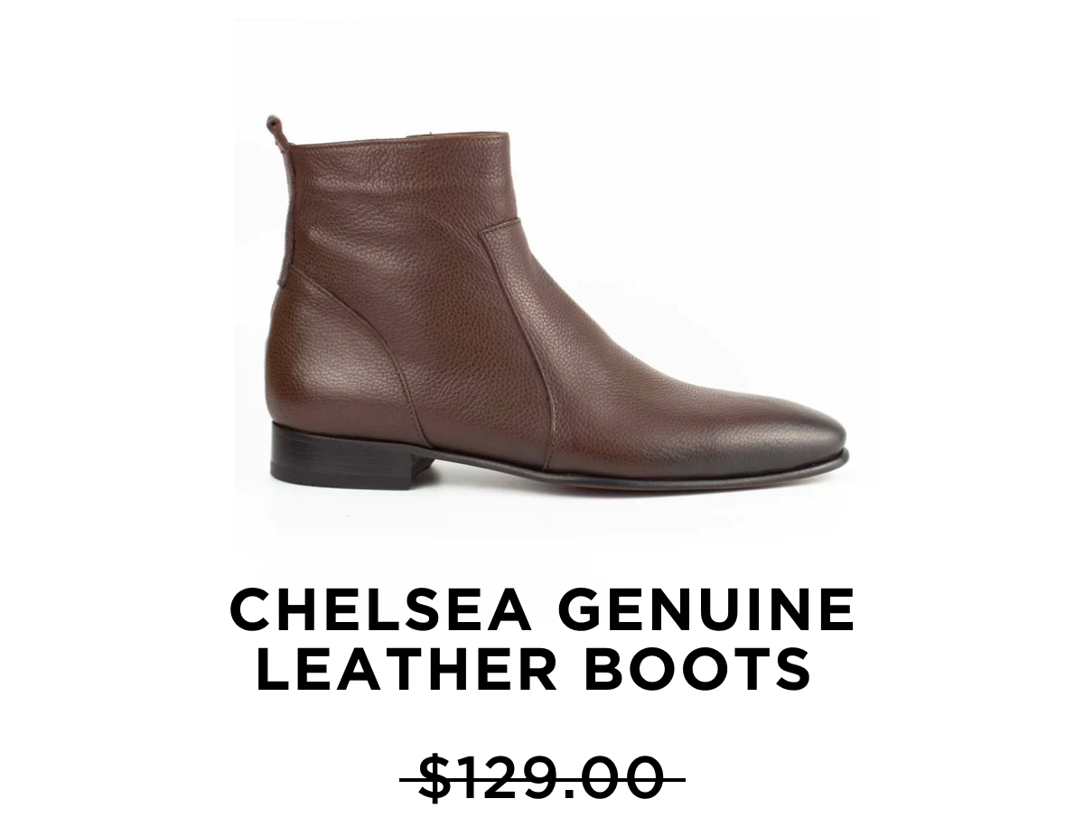 CHELSEA GENUINE LEATHER BOOTS