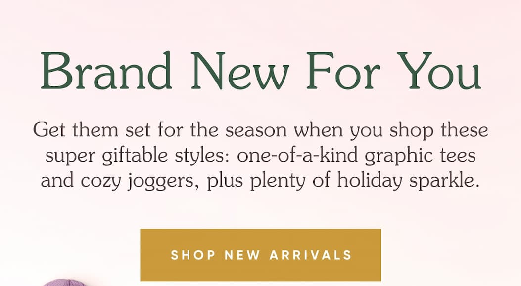 Shop New Arrivals