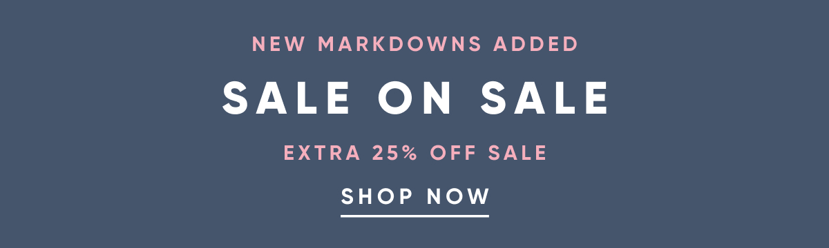 Extra 25% Off Sale