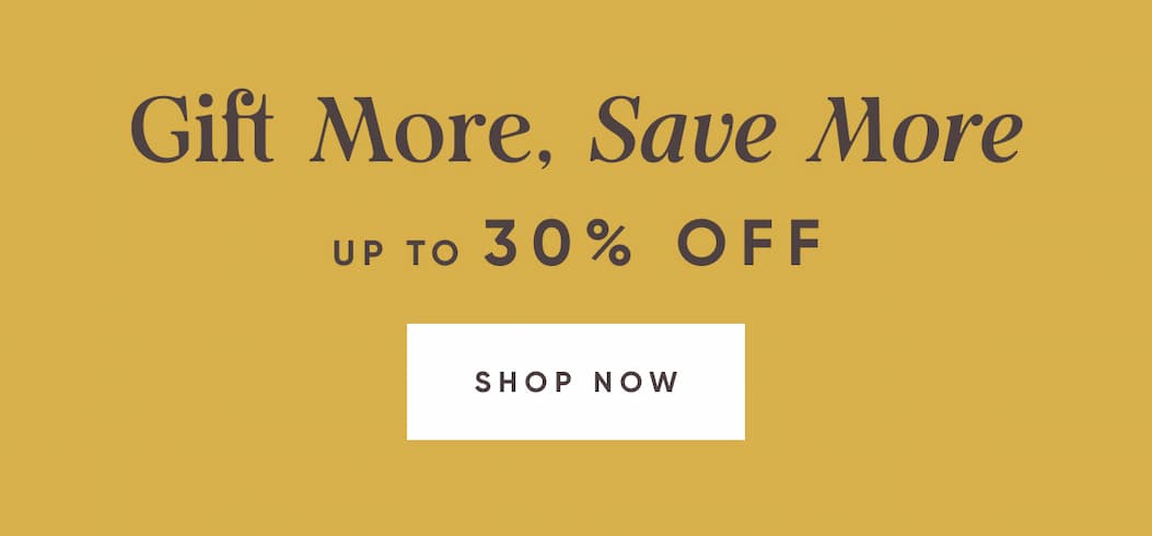 20% Off 3, 25% Off 4, 30% Off 5+ Items