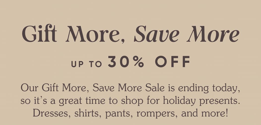 20% Off 3, 25% Off 4, 30% Off 5+ Items