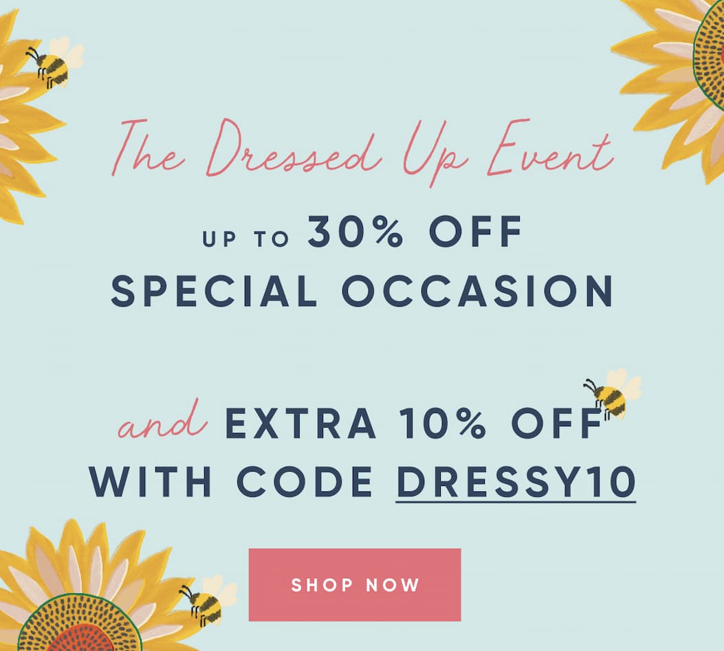 Up to 30% Off Dressy & Extra 10% Off with Code DRESSY10