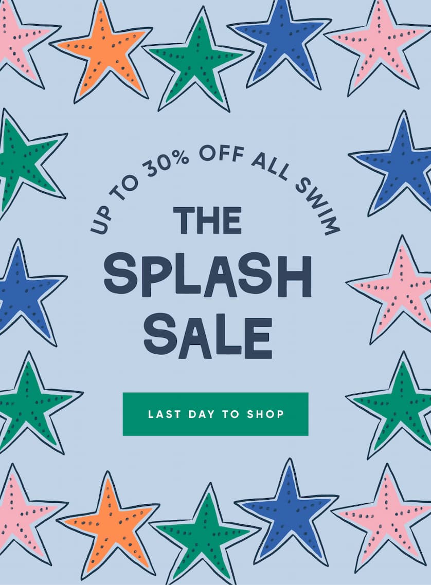 Up To 30% Off All Swim - The Splash Sale