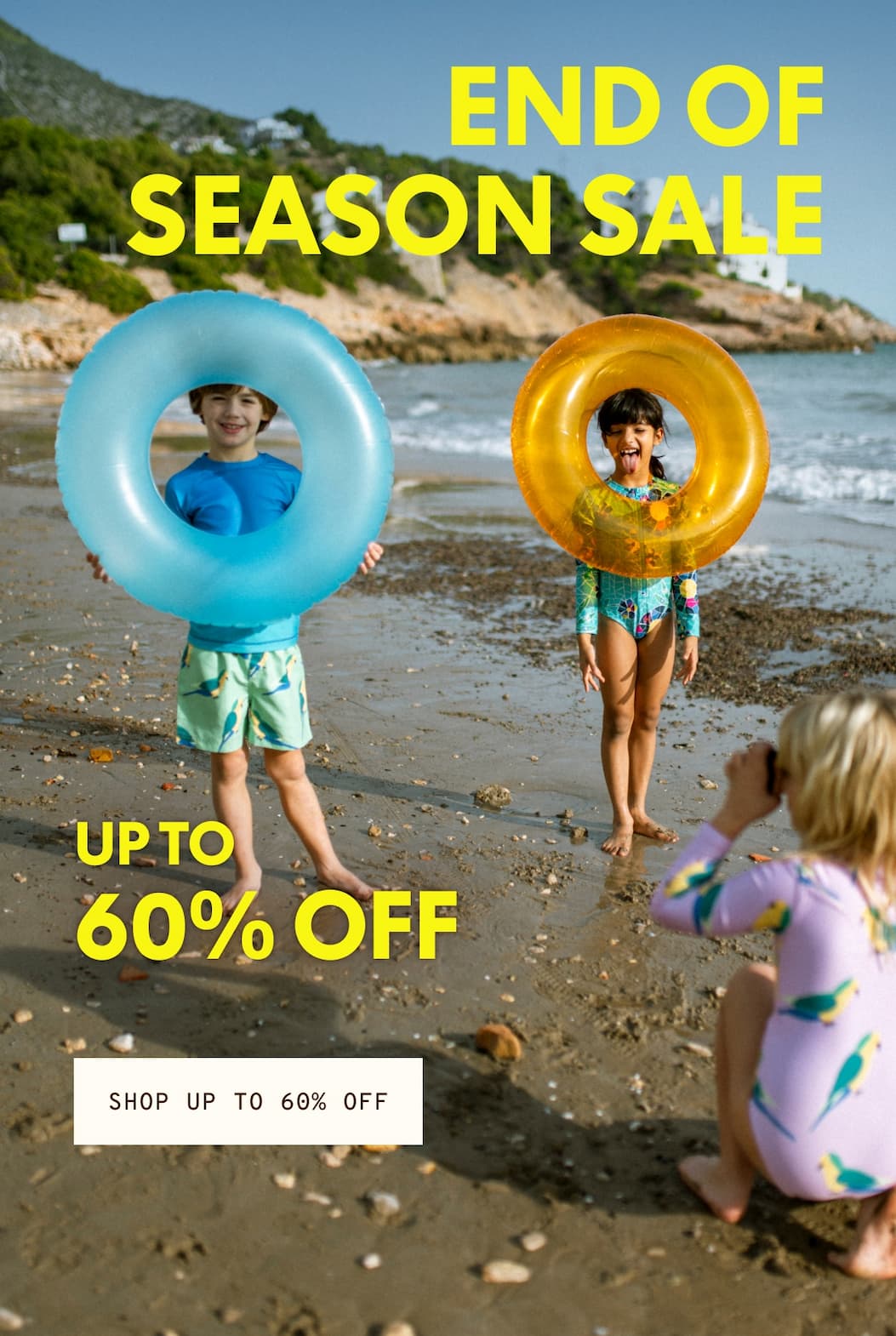 UP TO 60% OFF - END OF SEASON SALE
