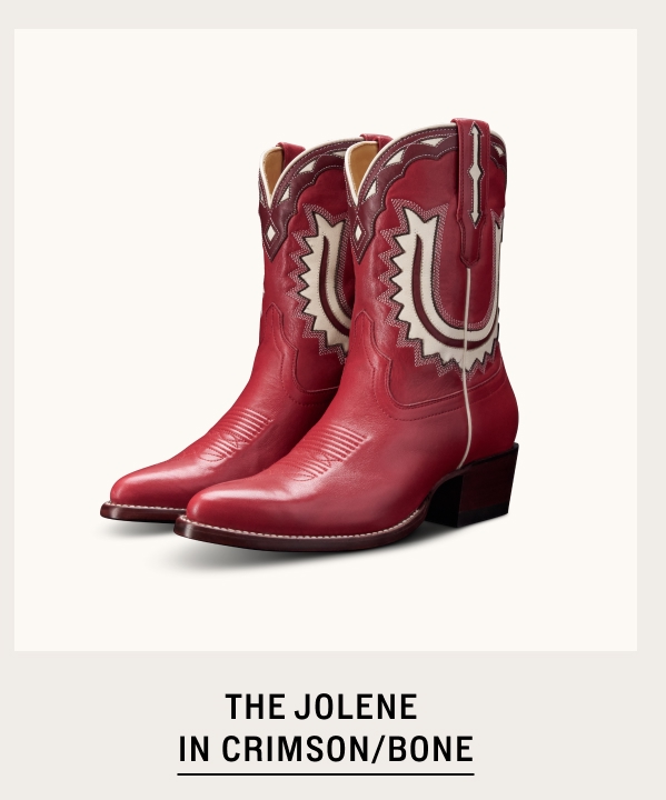 Jolene in Crimson/Bone