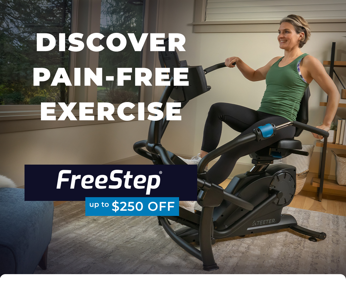 Discover pain-free exercise with Teeter FreeStep