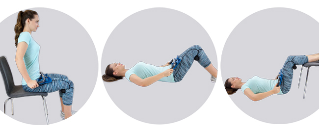 Teeter P2 three stretch positions