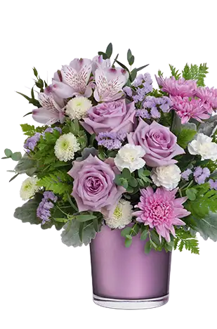 Teleflora's Roses and Pearls Bouquet