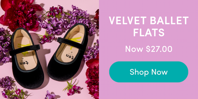 VELVET BALLET FLATS