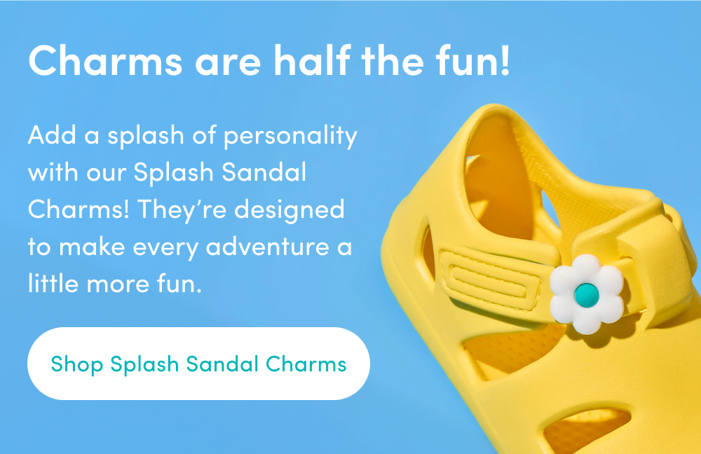 Charm are half the fun! Shop Splash Sandal Charms