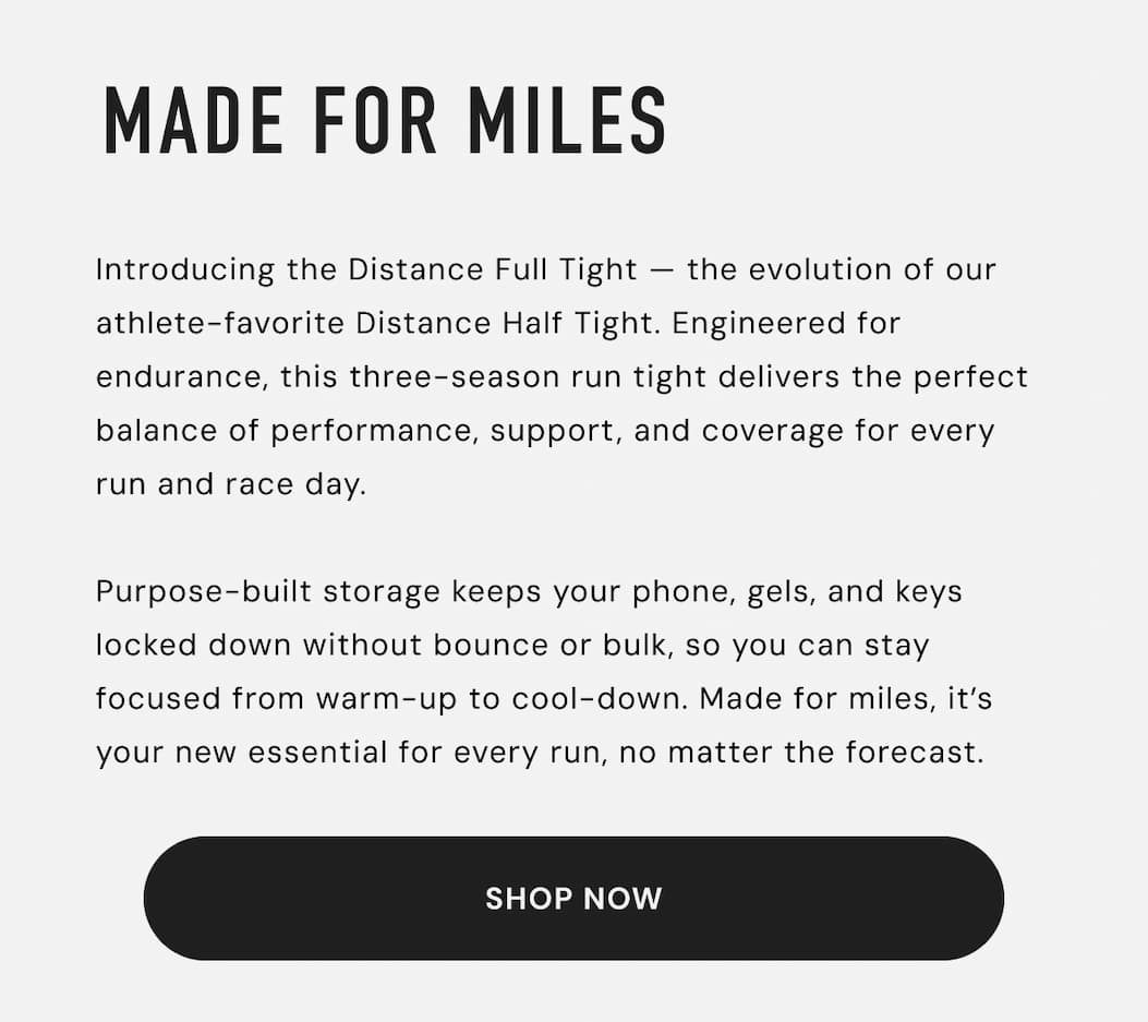 Made for Miles