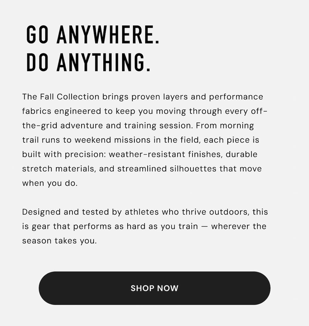 Go Anywhere, Do Anything