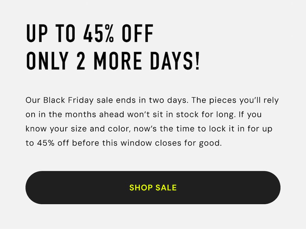 Shop Sale
