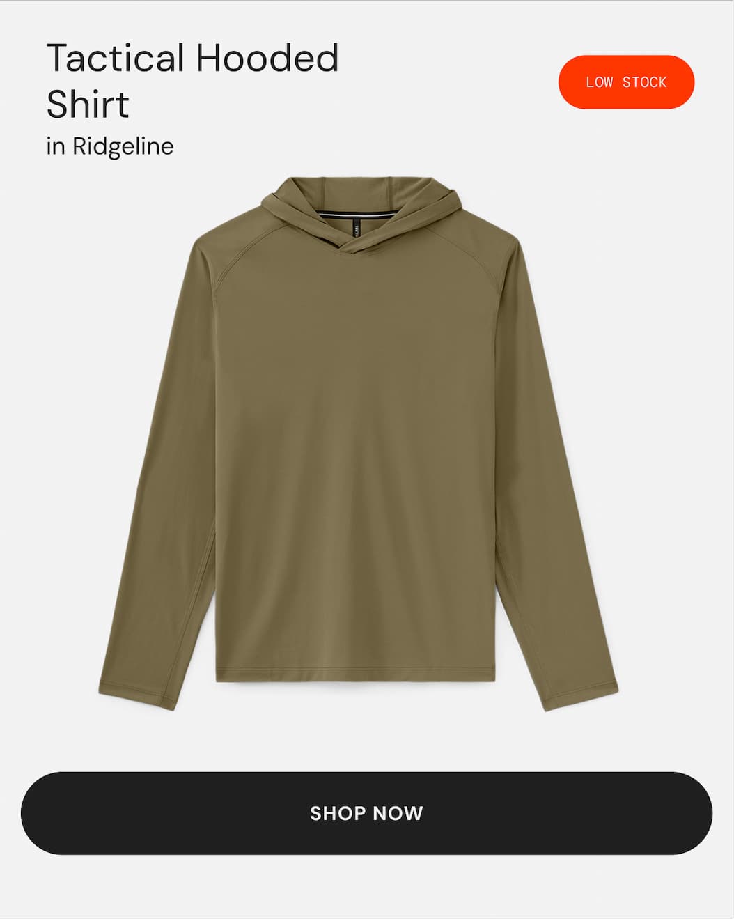 Tactical Hooded Shirt