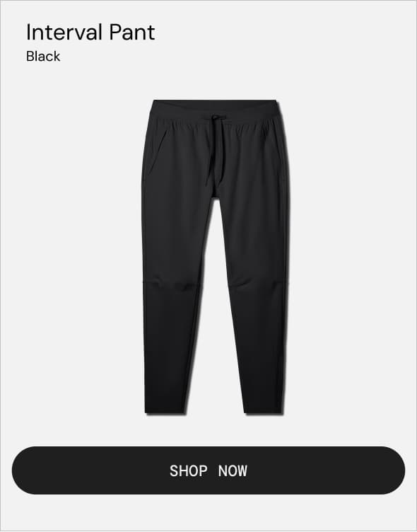 Shop Black Interval Pant