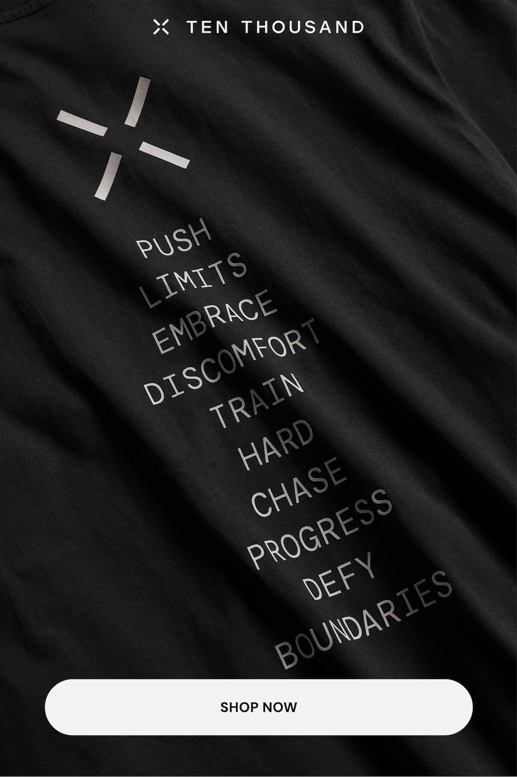 Ten Thousand: Shop the ultra-limited Edition Word Stack Core Tee. These won't last