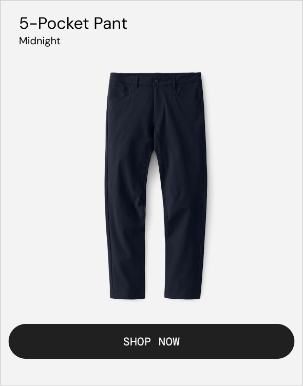 Ten Thousand: 5-Pocket Pant in Midnight