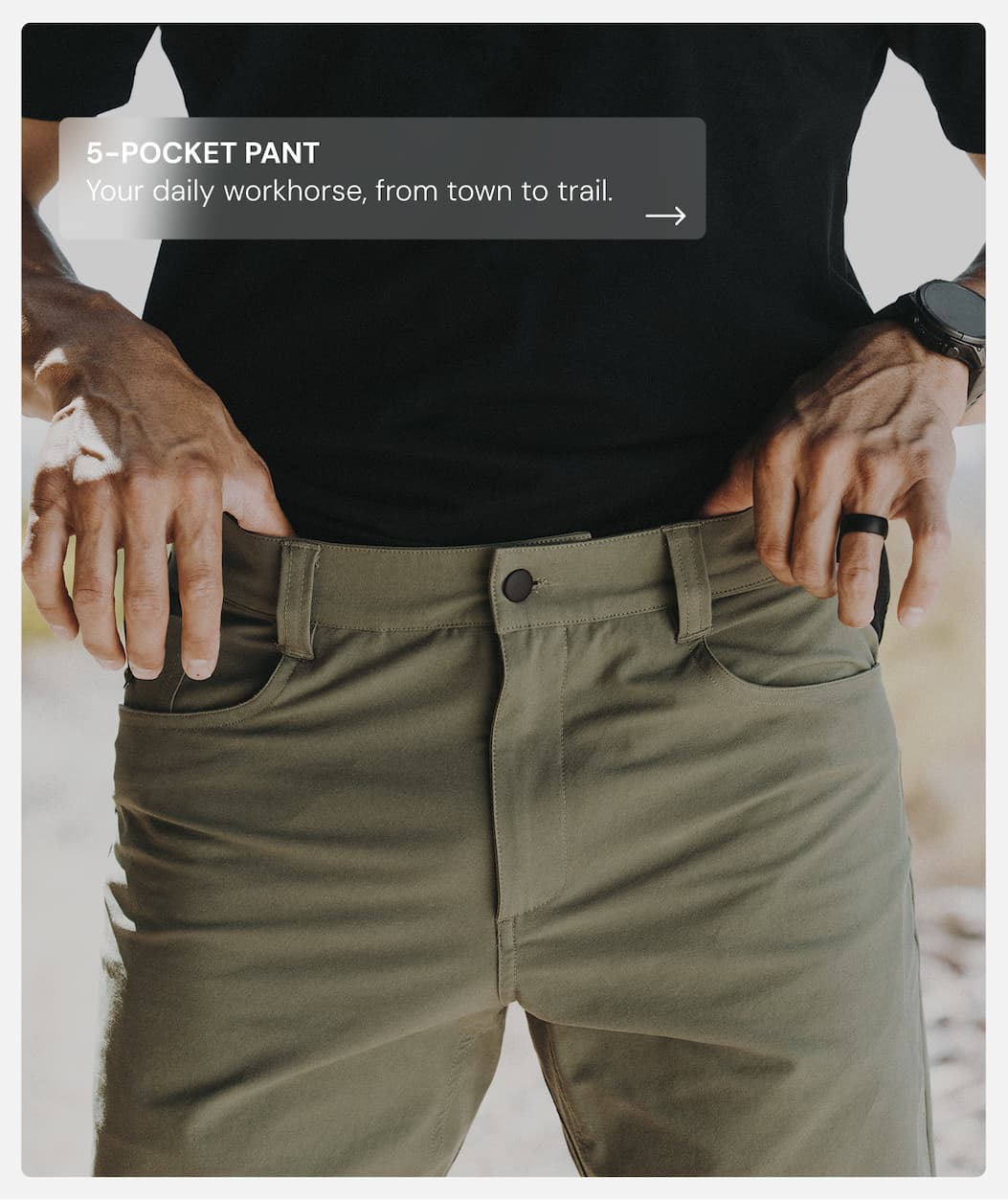 Explore the 5-Pocket Pant: Your daily workhorse, from town to trail.
