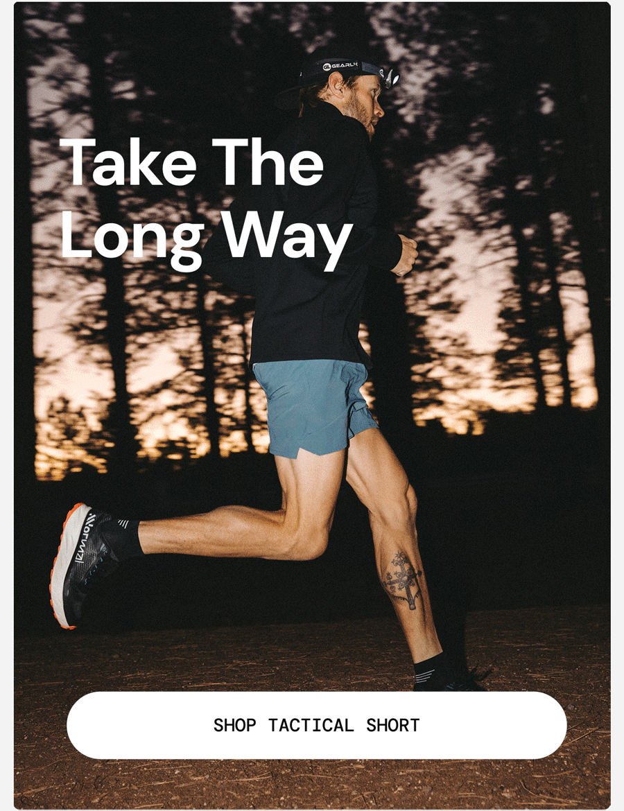 Take the Long Way: Trail-Running Tactical Shorts