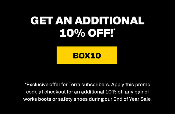 Use: BOX10 at checkout