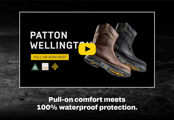 Pull-on comfort meets 100% waterproof protection.