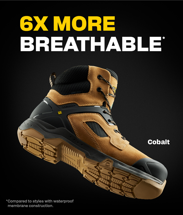 6X MORE BREATHABLE*