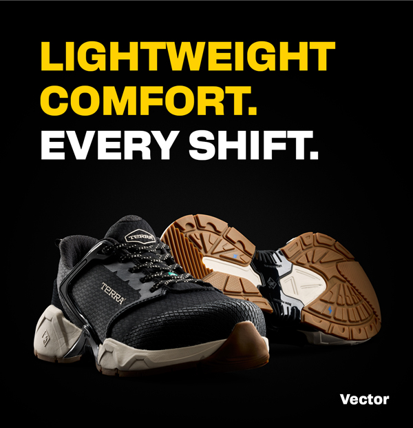 LIGHTWEIGHT COMFORT. EVERY SHIFT.