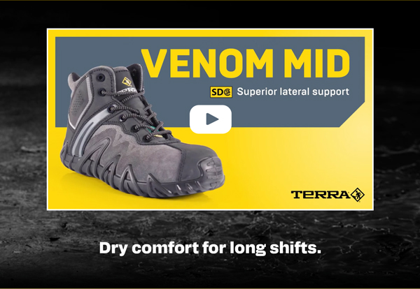 Dry comfort for long shifts.